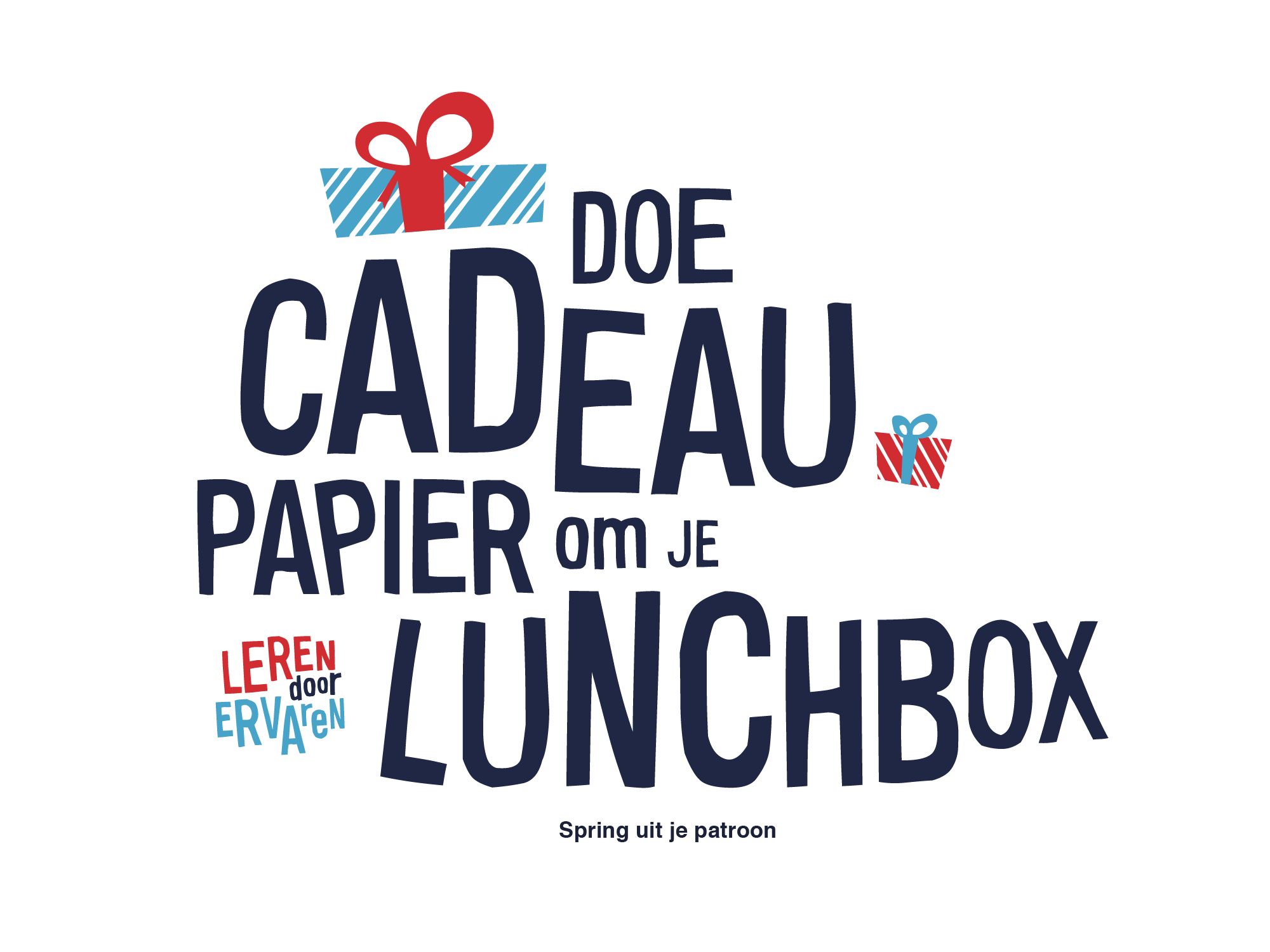 Doe cadeau papier om je eigen lunchbox